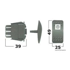 Interruttore ON-OFF-ON Senza LED - CARLINGSWITCH 8 Interruttore ON-OFF-ON Senza LED - CARLINGSWITCH -ORANGEMARINE accensione spegnimento san led 2