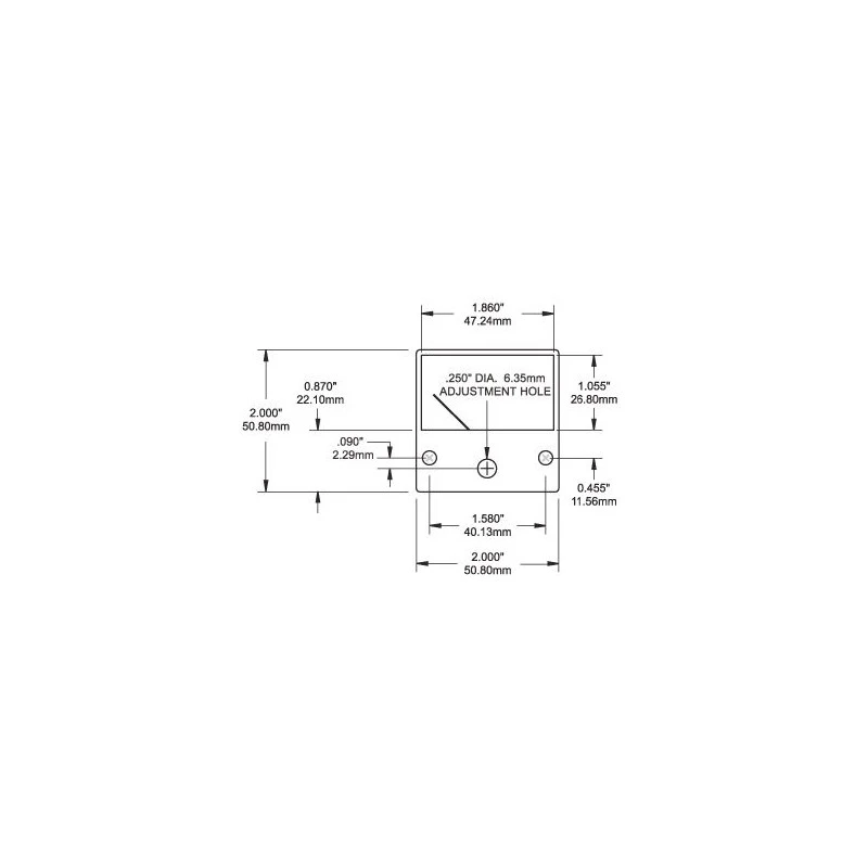 Amperometro Corrente Continua Analogico Misura Piccola 5 Amperometro Corrente Continua Analogico Misura Piccola - immagine 3