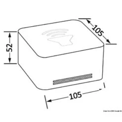 Avertisseur à Membrane QBOX 7 Avertisseur à Membrane QBOX -ORANGEMARINE avertisseur a membrane qbox 2