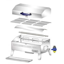 Magma Barbecue A Gas CABO -ORANGEMARINE barbecue a gas cabo 4