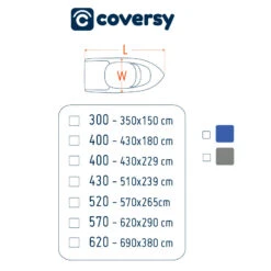Custodia Impermeabile In Poliestere 600D Per Barca A Motore - Blu - COVERSY 9 Custodia Impermeabile In Poliestere 600D Per Barca A Motore - Blu - COVERSY -ORANGEMARINE barca custodia blu 2