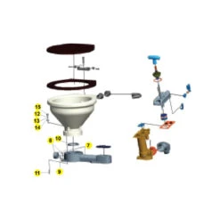 NUOVA RADE Base Per WC Manuale LT-1