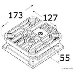 BASE ROTANTE ED ESTRAIBILE PER SEDILI -ORANGEMARINE base tournante et amovible pour sieges 2