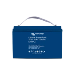 Batterie Marine 12V Lithium D'appoint SuperPack - VICTRON 50Ah (25,6V)