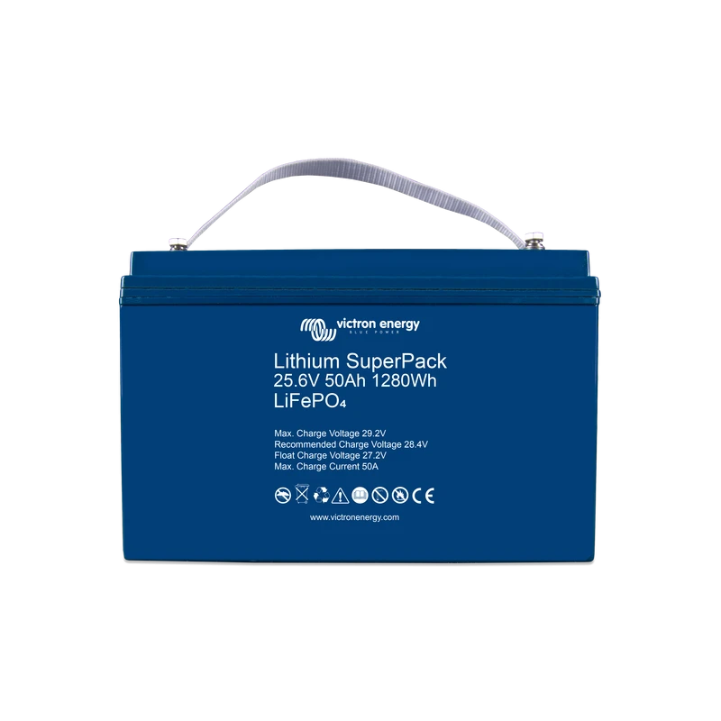 Batterie Marine 12V Lithium D'appoint SuperPack - VICTRON 50Ah (25,6V) 3 Batterie Marine 12V Lithium D'appoint SuperPack - VICTRON 50Ah (25,6V)