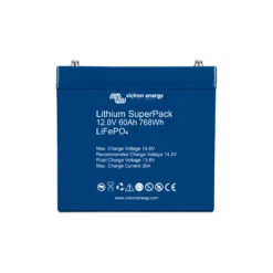 Batterie Marine 12V Lithium D'appoint SuperPack - VICTRON 60Ah (12,8V)