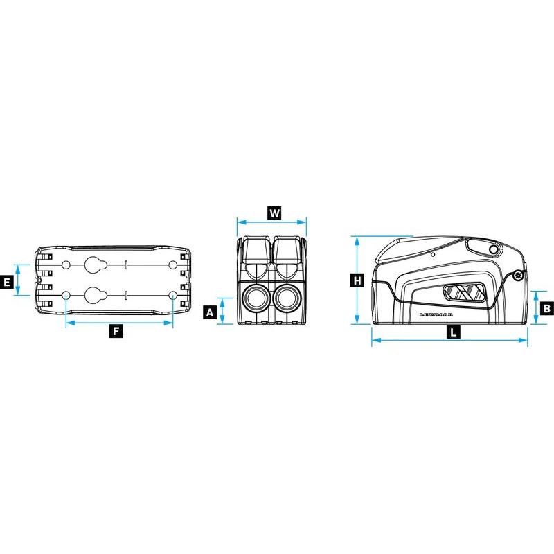 BLOCCANTE LEWMAR DC1 - CORDA Ø 8/10 MM 4 BLOCCANTE LEWMAR DC1 - CORDA Ø 8/10 MM - immagine 2