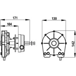 Scatola Di Sterzo MDA 100M - RIVIERA -ORANGEMARINE boitier de direction mda 100m riviera 5