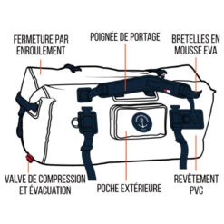Borsa Impermeabile Zulupack X Navy Eridan 65l -ORANGEMARINE borsa impermeabile zulupack x marine nationale eridan 65l 7