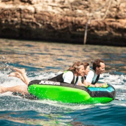 JOBE REVOLVE BOA TRAINO PER 3 PERSONE -ORANGEMARINE bouee tractee jobe revolve 3 personnes 4