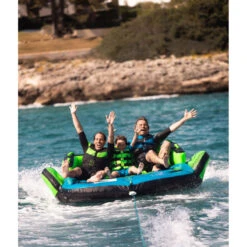 BOA TRAINO VERDE JOBE LUNAR 3 PERSONE -ORANGEMARINE bouee tractee verte jobe lunar 3 personnes 13