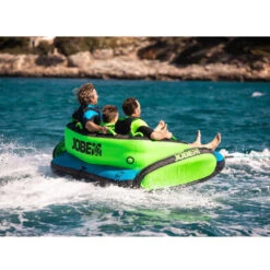 BOA TRAINO VERDE JOBE LUNAR 3 PERSONE -ORANGEMARINE bouee tractee verte jobe lunar 3 personnes 2