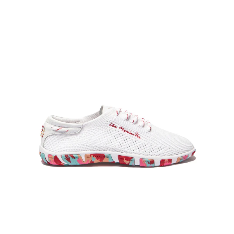 Tennis Jazaria Deck Donna Bianco/Corallo - TBS 6 Tennis Jazaria Deck Donna Bianco/Corallo - TBS - immagine 4