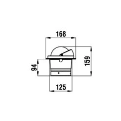Riviera BU3 Installazione Incasso Orizzontale - Nera - Rosa Nera 5° -ORANGEMARINE bu3 installazione incasso orizzontale nera rosa nera 5 2
