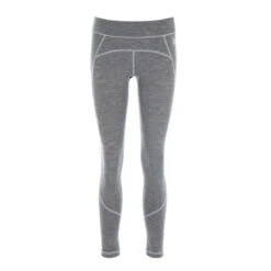 Caleçon Thermique En Laine Mérinos Pour Femme OANA - BERMUDES - Gris Chiné