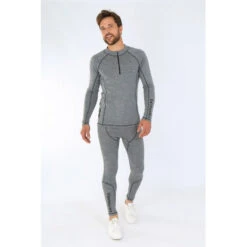 Legging Termico In Lana Merinos Per Uomo OWEN - Grigio - BERMUDES