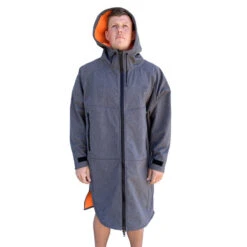 Cappotto Da Spiaggia In Doppio Pile - Grigio - Vaikobi -ORANGEMARINE cappotto da spiaggia doppio pile grigio vaikobi 2