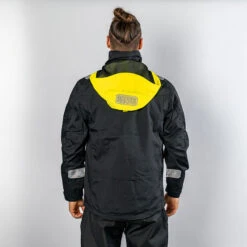 Giacca Costiera Nera - Orangemarine -ORANGEMARINE cappotto quarto castale nero arancio navy 11