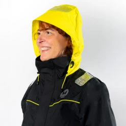 Giacca Costiera Nera - Orangemarine -ORANGEMARINE cappotto quarto castale nero arancio navy 2