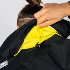 Giacca Costiera Nera - Orangemarine -ORANGEMARINE cappotto quarto castale nero arancio navy 7