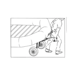 Carrello Anteriore Trasporto Canotti Pneumatici -ORANGEMARINE carrello anteriore trasporto canotti pneumatici 1