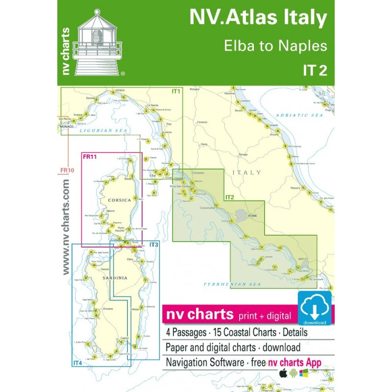 Carte Nautiche Atlas Italia 5 Carte Nautiche Atlas Italia - immagine 3
