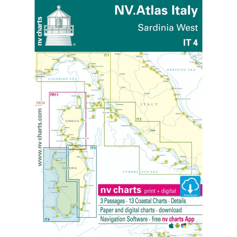 Carte Nautiche Atlas Italia 8 Carte Nautiche Atlas Italia - immagine 6