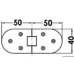 Charnières Inox - Rotation 180° -ORANGEMARINE charnieres inox rotation 180 3