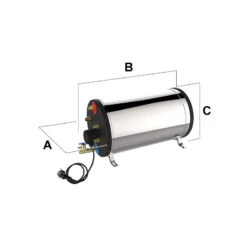 Scaldabagno ATI Inox Doppio Scambiatore 45 Litri -ORANGEMARINE chauffe eau ati double echangeur 45 litres 2