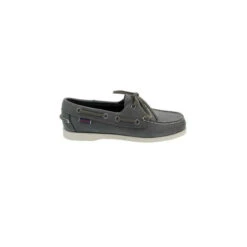 Scarpa Da Barca Portland Crazy H Da Donna In Pelle Grigia SEBAGO