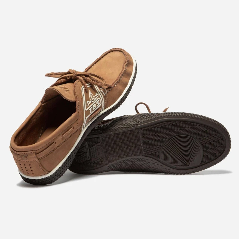 Scarpa Da Barca GLOBEK Nubuck Marrone TBS 5 Scarpa Da Barca GLOBEK Nubuck Marrone TBS - immagine 3