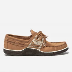 Scarpa Da Barca GLOBEK Nubuck Marrone TBS