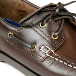 Scarpa Da Barca Kooji Marrone -ORANGEMARINE chaussure bateau homme kooji marron 5