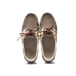 Scarpe Da Barca Uomo PHENIS Pelle Scamosciata Taupe TBS 9 Scarpe Da Barca Uomo PHENIS Pelle Scamosciata Taupe TBS -ORANGEMARINE chaussure bateau homme phenis cuir velours taupe tbs 3