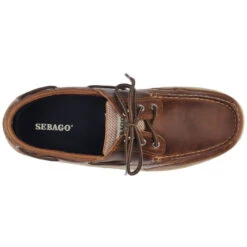 Clovehitch Cuoio Marrone – Scarpe Barca Uomo Sebago -ORANGEMARINE chaussure bateau marron sebago 2