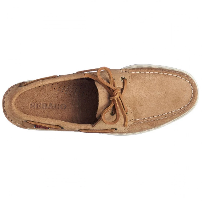 Scarpa Da Barca Portland Flesh Out Pelle Scamosciata Beige SEBAGO 5 Scarpa Da Barca Portland Flesh Out Pelle Scamosciata Beige SEBAGO - immagine 3
