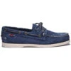 Scarpa Da Barca Portland Flesh Out In Camoscio Blu Donna SEBAGO