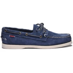 Scarpa Da Barca Portland Flesh Out In Camoscio Blu Donna SEBAGO