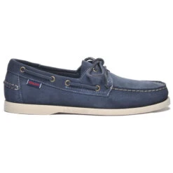 Chaussure Bateau Portland Flesh Out Cuir Suède Bleu Navy SEBAGO