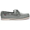 Scarpa Da Barca Portland Flesh Out Pelle Scamosciata Grigia SEBAGO -ORANGEMARINE chaussure bateau portland flesh out cuir suede gris sebago