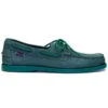 Scarpa Da Barca PORTLAND Nabuk Blu Indaco - Suola E Pizzo Verde SEBAGO 1 Scarpa Da Barca PORTLAND Nabuk Blu Indaco - Suola E Pizzo Verde SEBAGO -ORANGEMARINE chaussure bateau portland nubuck bleu indigo semelle et lacet vert sebago