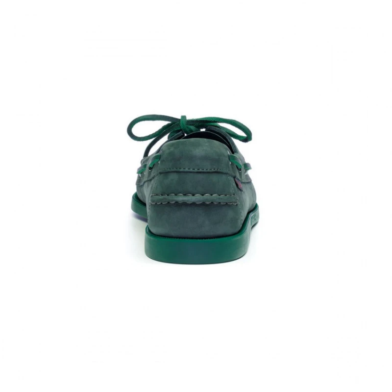 Scarpa Da Barca PORTLAND Nabuk Blu Indaco - Suola E Pizzo Verde SEBAGO 6 Scarpa Da Barca PORTLAND Nabuk Blu Indaco - Suola E Pizzo Verde SEBAGO - immagine 4