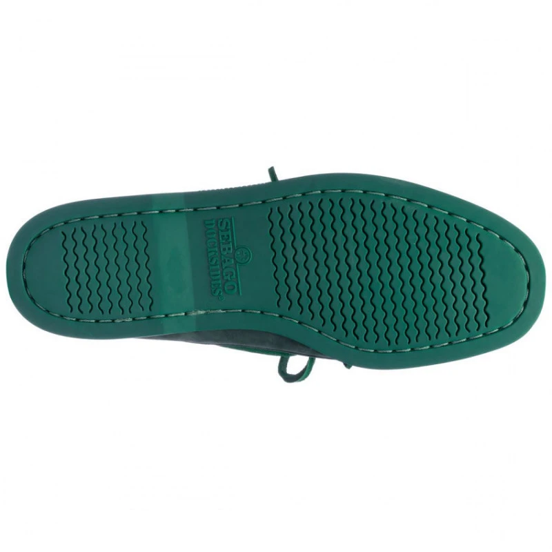 Scarpa Da Barca PORTLAND Nabuk Blu Indaco - Suola E Pizzo Verde SEBAGO 7 Scarpa Da Barca PORTLAND Nabuk Blu Indaco - Suola E Pizzo Verde SEBAGO - immagine 5