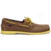 Scarpa Da Barca PORTLAND Nubuck Marrone - Suola E Pizzo Giallo SEBAGO 1 Scarpa Da Barca PORTLAND Nubuck Marrone - Suola E Pizzo Giallo SEBAGO -ORANGEMARINE chaussure bateau portland nubuck marron semelle et lacet jaune sebago