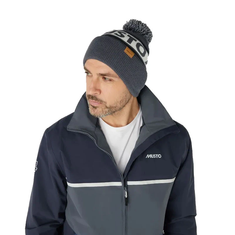 Cappello Grigio Con Pompon - Musto 7 Cappello Grigio Con Pompon - Musto - immagine 5