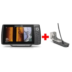 HUMMINBIRD COMBINE HELIX 10N G4 CHIRP MEGA SI+ SONDE TABLEAU ARRIERE