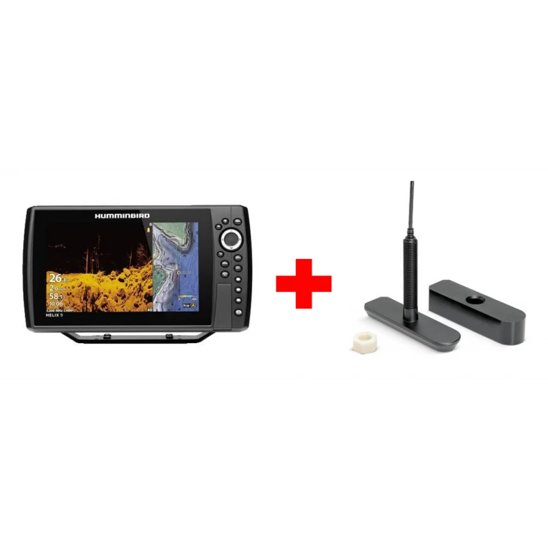 HUMMINBIRD COMBINE HELIX 9N G4 CHIRP MEGA DI+ SONDE TRAVERSANTE 3 HUMMINBIRD COMBINE HELIX 9N G4 CHIRP MEGA DI+ SONDE TRAVERSANTE