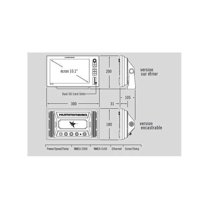 HUMMINBIRD COMBINE TACTILE SOLIX 10 G3 HD CHIRP MEGA SI+ SONDE TRAVERSANTE 13 HUMMINBIRD COMBINE TACTILE SOLIX 10 G3 HD CHIRP MEGA SI+ SONDE TRAVERSANTE - immagine 11