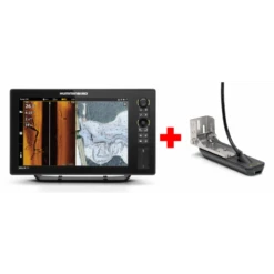 HUMMINBIRD COMBINE TACTILE SOLIX 12 G3 HD CHIRP MEGA SI+ SONDE TABLEAU ARRIERE