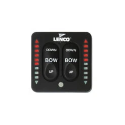 Doppio Interruttore Impermeabile V2 Con LED - LENCO